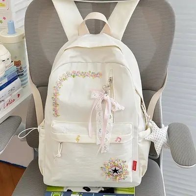 Minimalist Student Backpack Large Capacity with Laptop Compartment Travel Backpack - 4