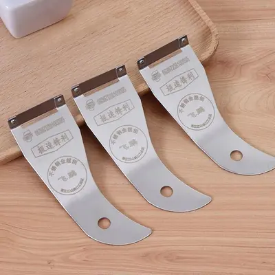 Stainless steel kitchen peeler for potatoes and fruit