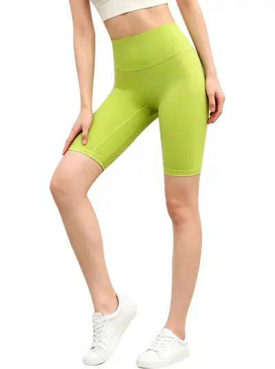 Seamless High-Stretch Yoga Shorts, Peach Butt Fit, Quick-Dry - 5