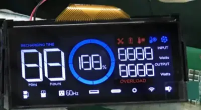 新能源  户外电源逆变器专用LCD液晶显示屏 电源转换器5V