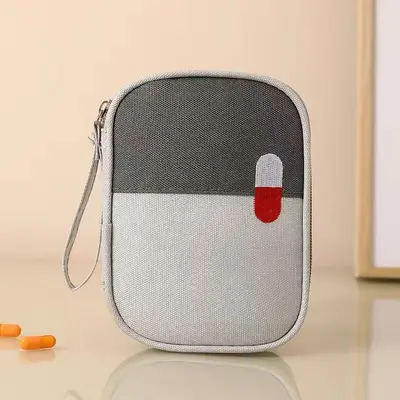 Medizinische Notfalltasche zur Seuchenverhütung, tragbar, für Zuhause und Internat, Aufbewahrungsbox für Medikamente, großvolumige medizinische Notfalltasche, Insulinbox - 11