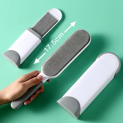 Double-Sided Electrostatic Pet Hair Remover Brush