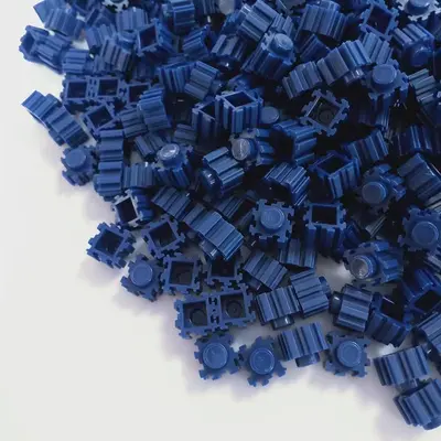 8mm Dökme Yapı Blokları Küçük Boncuk Seti DIY Zeka Geliştirici Oyuncak 6-12 Yaş - 11