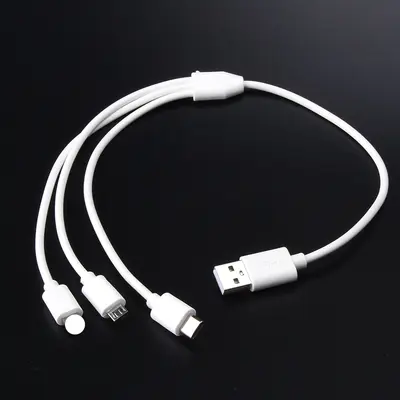 1-to-3 charging cable Type-C, Android, iOS, pure copper USB - 8
