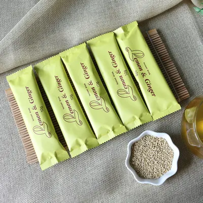 Lemon Ginger Tea Instant Granules - 6