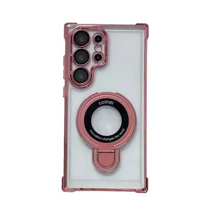 iPhone 17 Pro Max magnetic stand case with four-corner protection