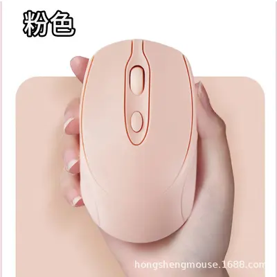 Kaynak fabrika spot toptan satış Apple Huawei cep telefonu dizüstü bilgisayar Macaron şarjlı kablosuz Bluetooth mouse için uygundur - 9