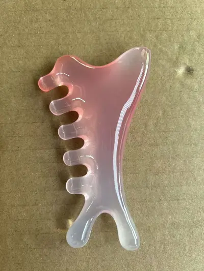 Taşınabilir meridyen tarak masaj tarak kafa meridyen tarak saç terapisi masaj erkekler ve kadınlar kazıma kafa derisi tarama anti-geniş diş tarağı - 8