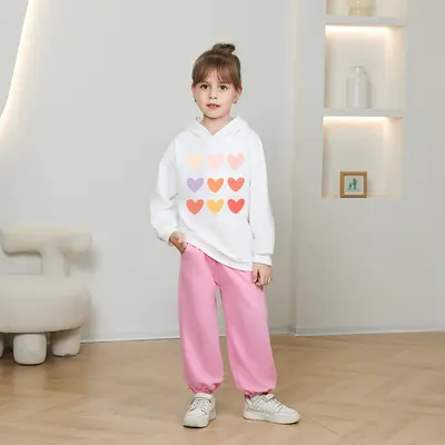 Mädchen-Kapuzenpullover, Frühling/Herbst, koreanischer Stil