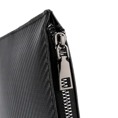 Men's Large Capacity Soft Leather Envelope Handbag, Business Style - 4
