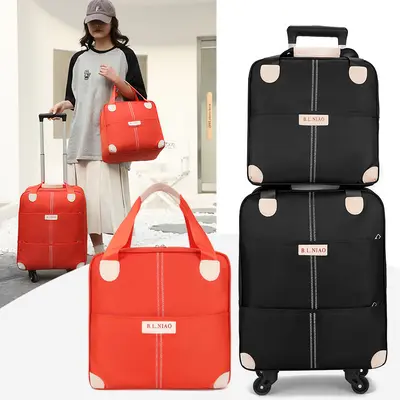 Leichte Trolley-Reisetasche mit Universalrollen, Bordgepäck - 1