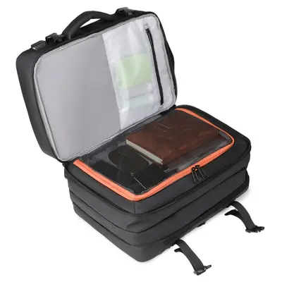 Expandable large capacity backpack, business travel laptop backpack, multifunctional luggage backpack, men's style