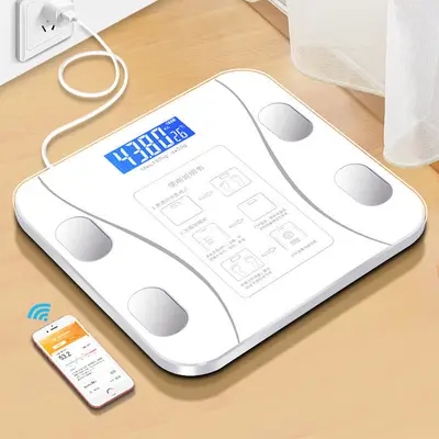 Bluetooth weight scale, rechargeable, body analysis, smart household scale - 7
