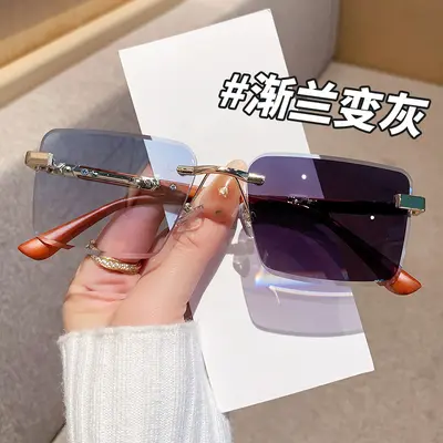 2026 Square Frame Color-Changing Sunglasses, Unisex, Outdoor UV Protection - 3