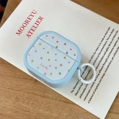 AirPods Pro 3/4 Gen headphone case, star pattern