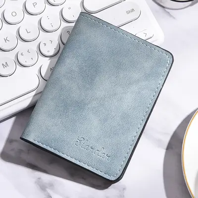 Ultra-Thin Mini Men's Wallet with Card Holder, Soft - 2