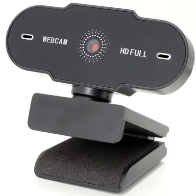 High-resolution USB computer camera 1080P 2K, online live streaming, online classes, video conferencing, driverless webcam