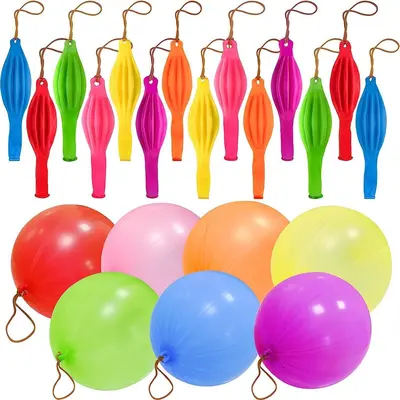 Elastischer Prallball, verdickter Latex, mehrfarbig, Kinder-Handprallball - 13