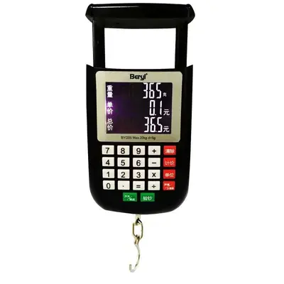 Voice pricing scale, rechargeable portable handheld