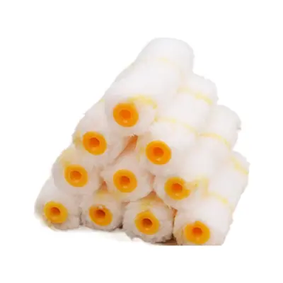 Mini Thumb Roller Brush Core 4 Inch Yellow Strip - 6