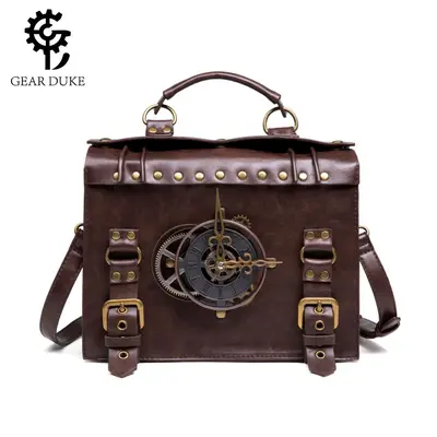 Women's Single Shoulder Crossbody Bag, Punk Retro Style, 2026