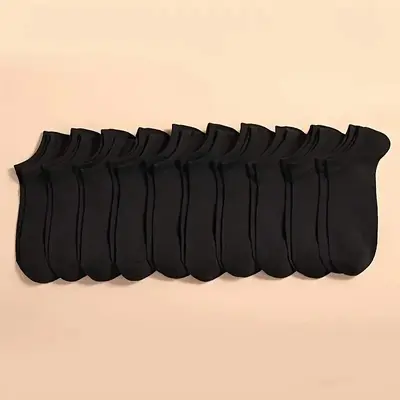 Herren-Sommersocken, dünn, atmungsaktives Mesh, kurz, Schwarz Weiß Grau