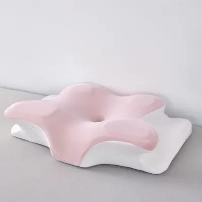 Yavaş Geri Dönüşlü Kelebek Şekilli Boyun Koruyucu Bellek Köpüklü Uyku Yastığı Ergonomik Servikal Omurga Yastığı Bellek Yastığı Yan Uyku Toptan - 9