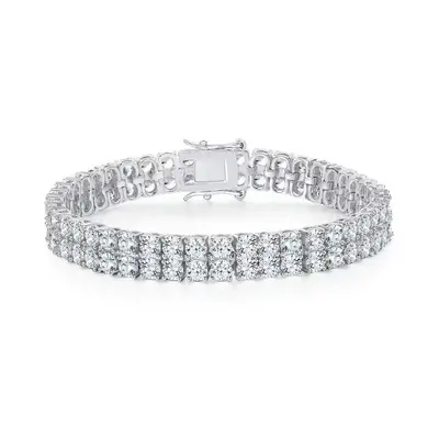 3MM Zirconia Tennis Bracelet Double Row
