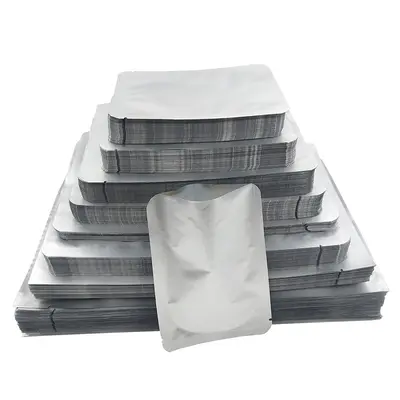 Food grade packaging bags, refrigerated storage aluminum foil, specialized vacuum bags, three-side seal, thickened adhesive bags, aluminum foil bags for packaging.