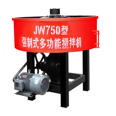 JW500 beton mikseri, dikey düz ağızlı, kum çakıl ve çamur için - 6
