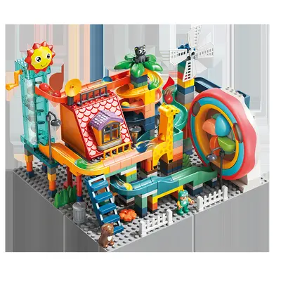 Feile Kinder-Großbausteine, Kreisel-Rundbahn-Set - 6