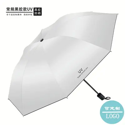 UV Coated Folding Sun and Rain Umbrella Promotional Umbrella - 13