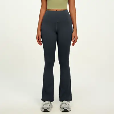 Özel Etiketli Flare Pantolon ve Mini Paça Spor Yoga Pantolonu, Numuneye Göre Üretim - 9