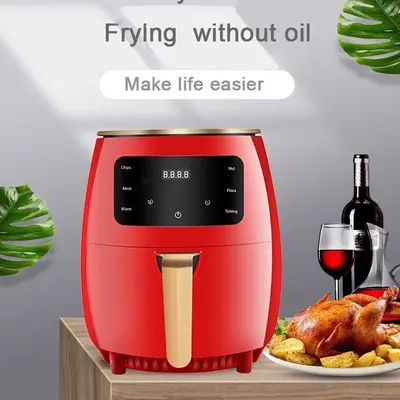 Intelligente Heißluftfritteuse mit großem Fassungsvermögen, multifunktional