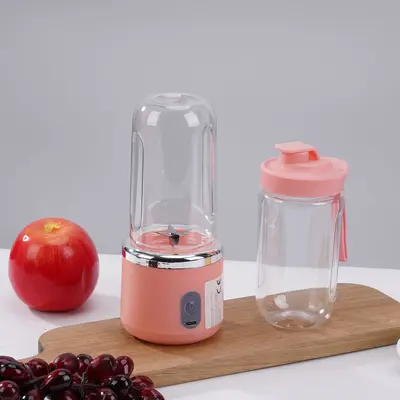 Tragbarer USB-Lade-Entsafter Mini kabelloses Saftglas Haushalt multifunktionaler kleiner Mixer Reisebecher - 12