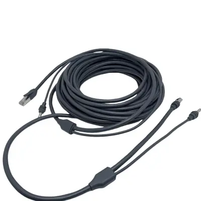 Gen4 oxygen-free copper network extension cable, 2-in-2 LAN - 4