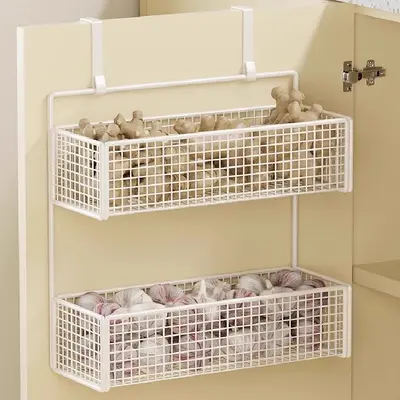 Kitchen storage shelf, wall-mounted, spice box - 1