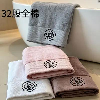 Gaoyang Hotel reine Baumwoll-Badetücher im Großhandel, 100% Baumwolle, extra groß und dick, saugfähig, anpassbares Logo, fusselarm, für Männer und Frauen. - 3