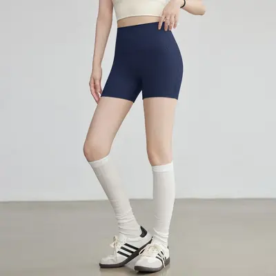 Kadın Yoga Şortu Yüksek Bel Pilates ve Koşu İçin - 8