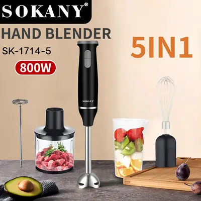 SOKANY 5-in-1 Hand Blender, EU Standard