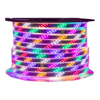 2025 New 220V Outdoor Waterproof Camping Tree Wrapped Colorful LED Strip Lights with Colorful Flowing Water Lights