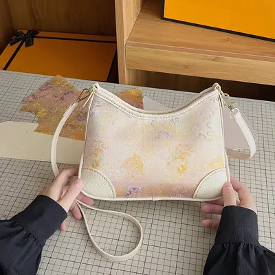 DIY Kumaş Malzeme Seti, Hilal Çanta Yapımı için - 10