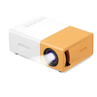 YG300 projector for home use, children screen projection, bedroom wall projection, supports 4K high-resolution mini portable projector - 7
