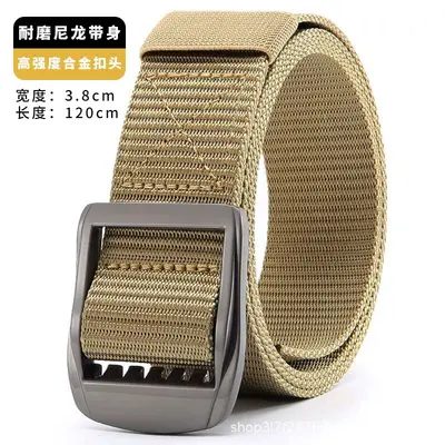 Nylon Tactical Canvas Belt, Outdoor and Casual Use, Japanese Buckle - 11