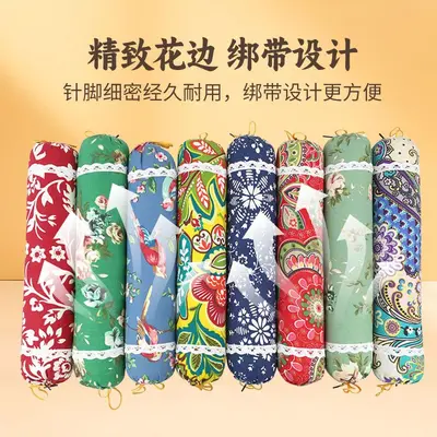 加大款艾草驱蚊枕头礼盒助睡眠枕腰枕抱枕头糖果圆柱枕艾草颈椎枕 - 4