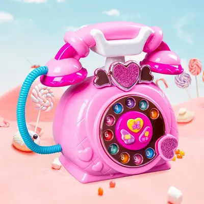 Frühpädagogisches Spielzeugtelefon 0-6 Jahre, singender Teddybär und Hund - 11
