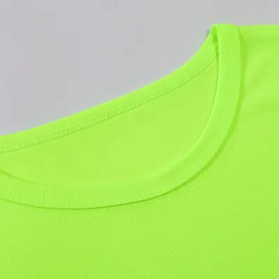 Schnelltrocknendes T-Shirt mit individuellem Logo-Druck, Rundhals