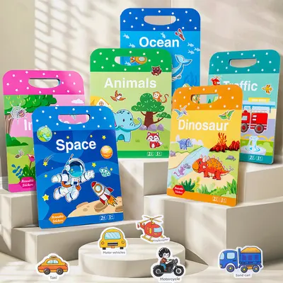 Çocuk Çıkartma ve Sessiz Meşgul Kitap, 3 Yaş Üzeri