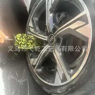 Cross-border New Arrival Wheel Barrel Brush Ultimate Car Wheel Hub Cleaning Brush Tire Cleaning Brush