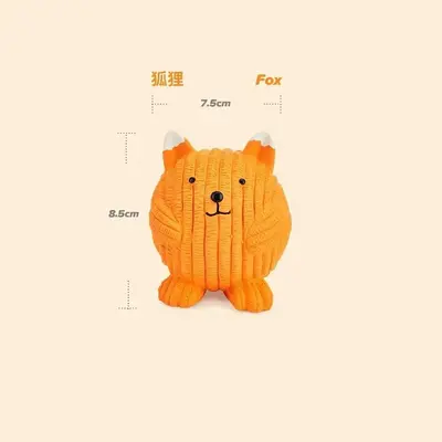FOFOS Latex Squeaky Dog Toy, Durable, for All Breeds - 9